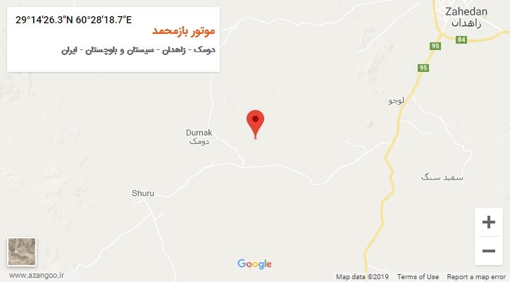 روستای موتور بازمحمد بر روی نقشه