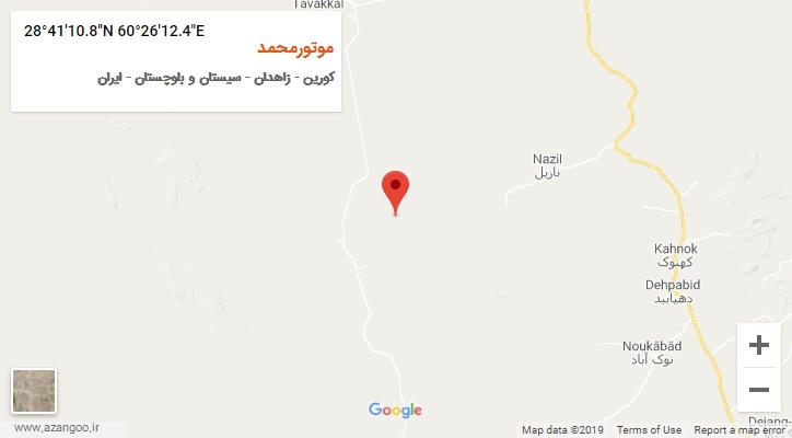 روستای موتورمحمد بر روی نقشه