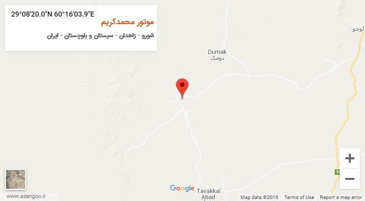 روستای موتور محمدکریم بر روی نقشه