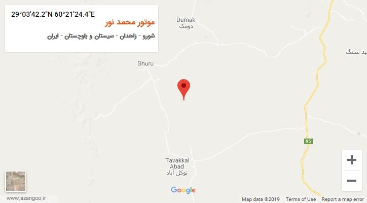 روستای موتور محمد نور بر روی نقشه