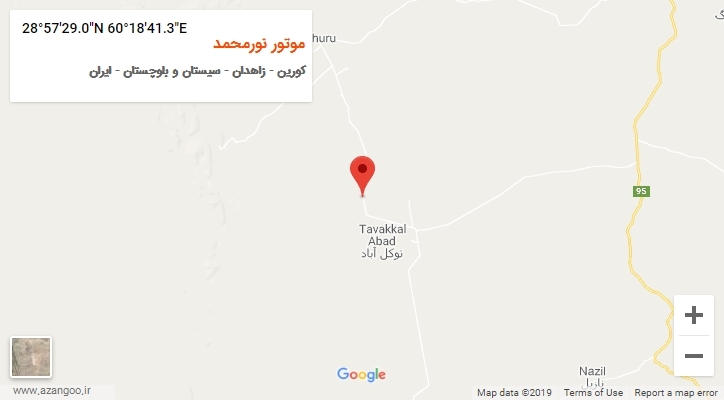 روستای موتور نورمحمد بر روی نقشه