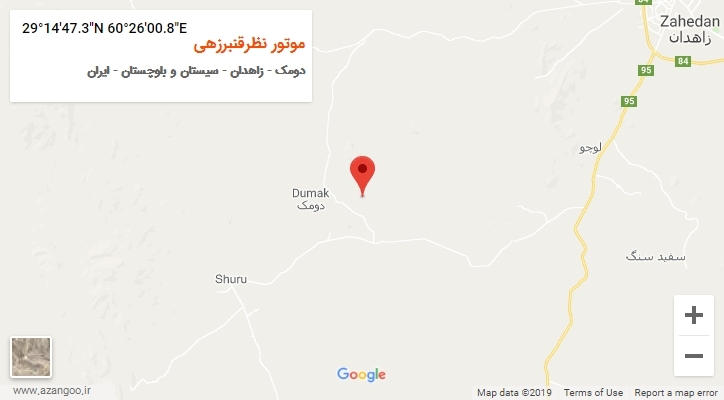 روستای موتور نظرقنبرزهی بر روی نقشه