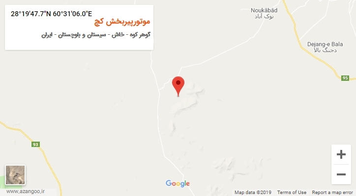 روستای موتورپیربخش کچ بر روی نقشه