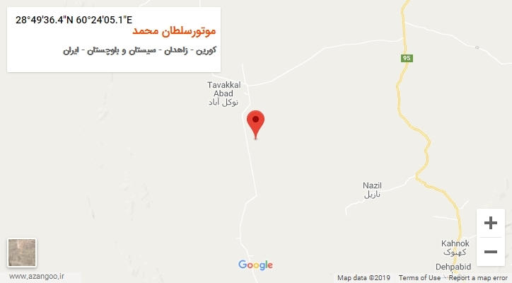 روستای موتورسلطان محمد بر روی نقشه