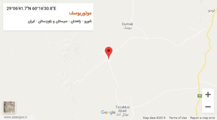 روستای موتوریوسف بر روی نقشه