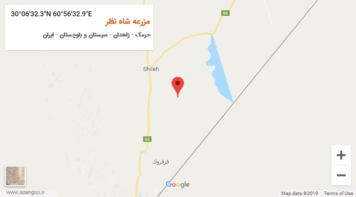 روستای مزرعه شاه نظر بر روی نقشه