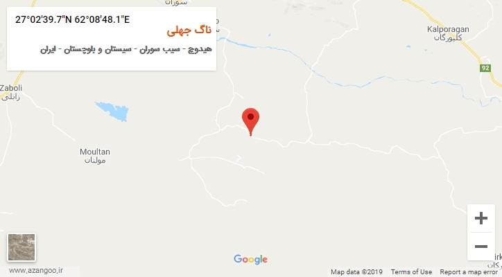 روستای ناگ جهلی بر روی نقشه