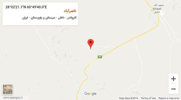 روستای ناصرآباد بر روی نقشه
