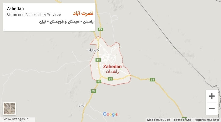 دهستان نصرت آباد بر روی نقشه