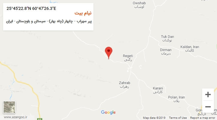 روستای نیام بیت بر روی نقشه