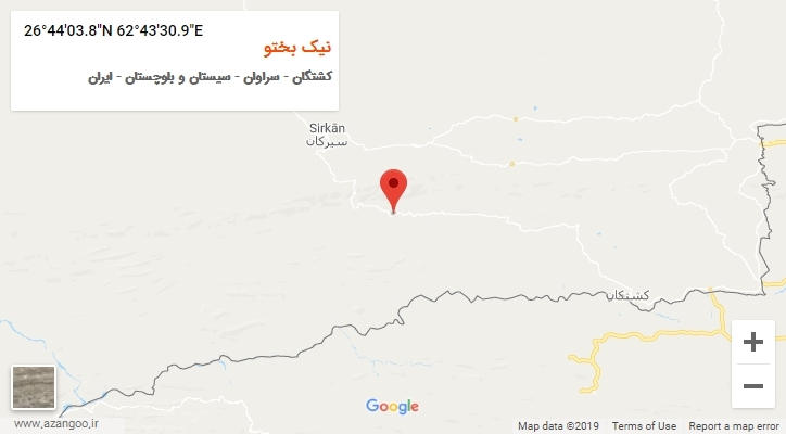روستای نیک بختو بر روی نقشه