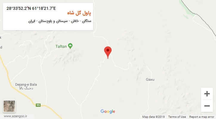 روستای پاول گل شاه بر روی نقشه
