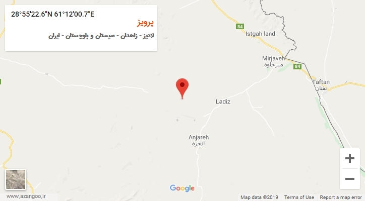 روستای پرویز بر روی نقشه