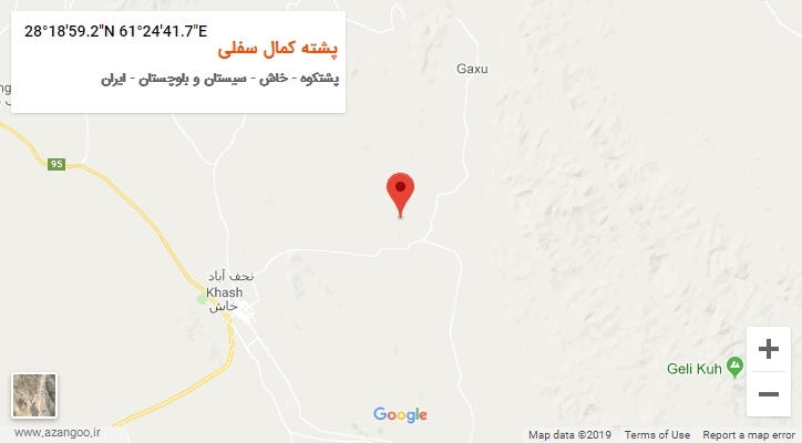 روستای پشته کمال سفلی بر روی نقشه