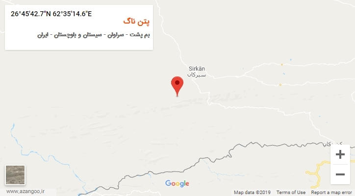 روستای پتن ناگ بر روی نقشه