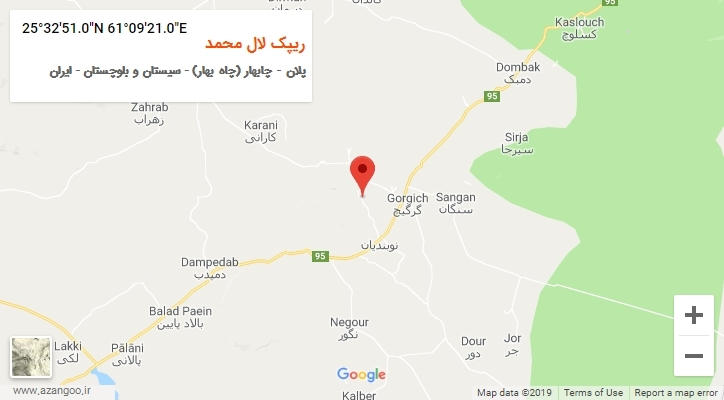 روستای ریپک لال محمد بر روی نقشه