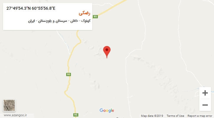 روستای رضکی بر روی نقشه