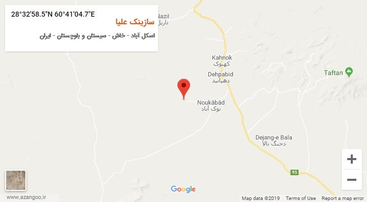 روستای سازینک علیا بر روی نقشه