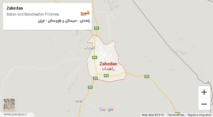 دهستان شورو بر روی نقشه