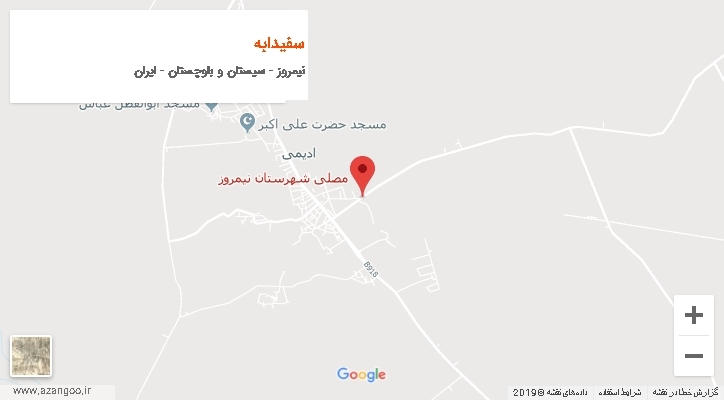 دهستان سفیدابه بر روی نقشه