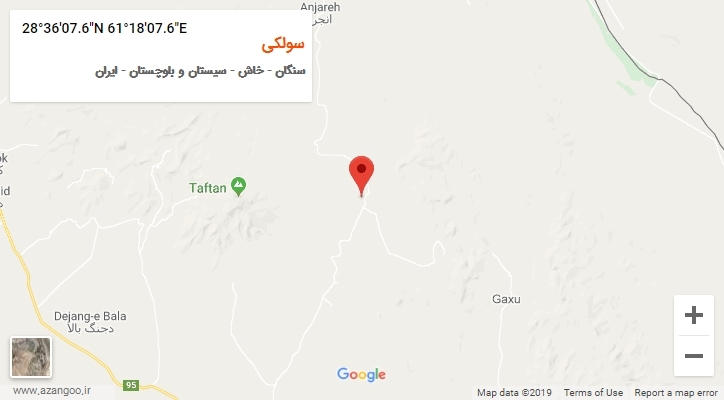 روستای سولکی بر روی نقشه
