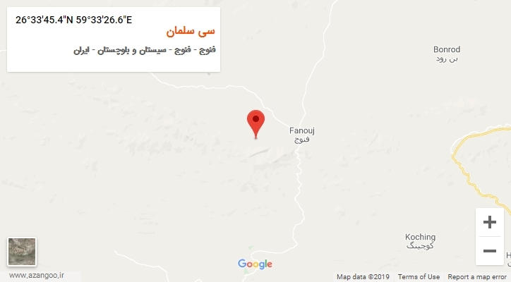 روستای سی سلمان بر روی نقشه