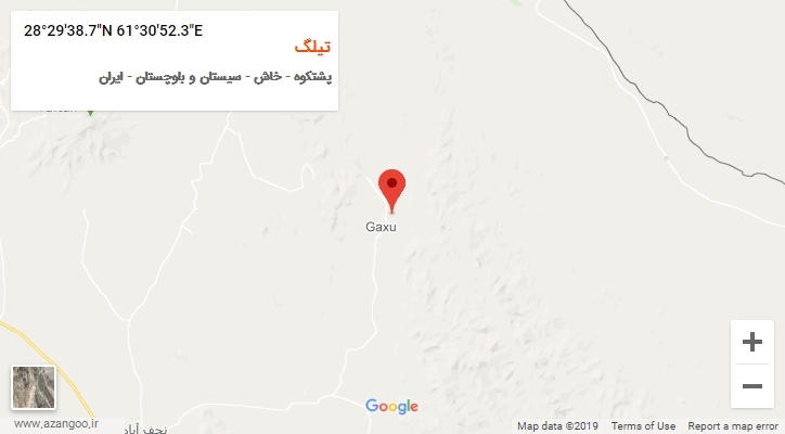 روستای تیلگ بر روی نقشه
