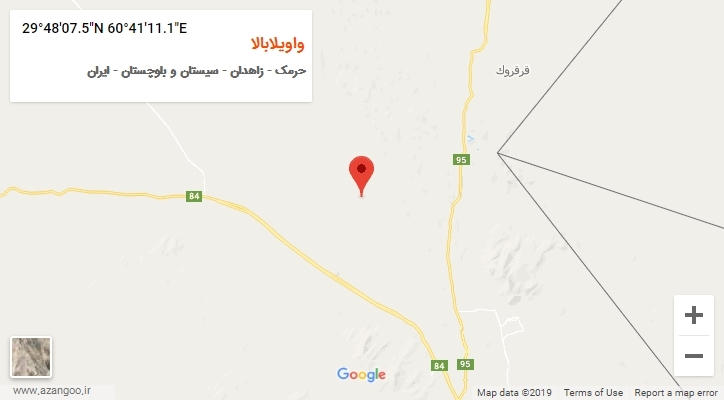 روستای واویلابالا بر روی نقشه