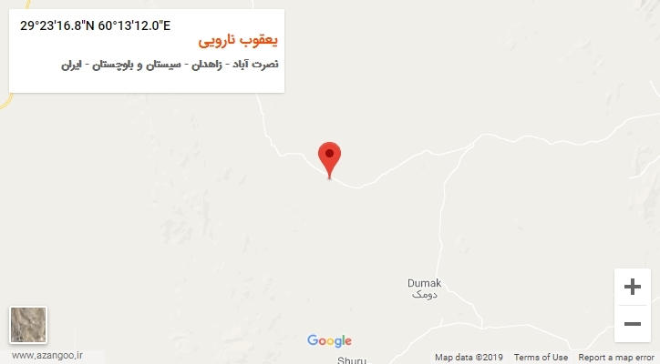 روستای یعقوب نارویی بر روی نقشه