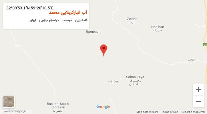 روستای آب انبارکربلایی محمد بر روی نقشه