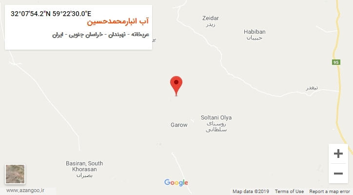 روستای آب انبارمحمدحسین بر روی نقشه