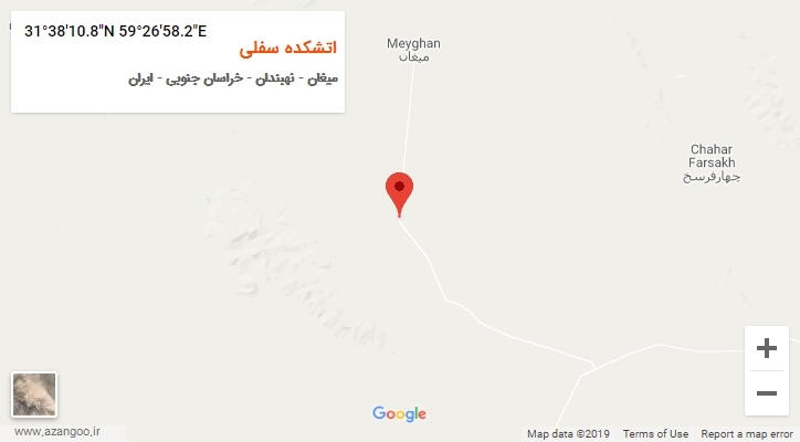 روستای اتشکده سفلی بر روی نقشه