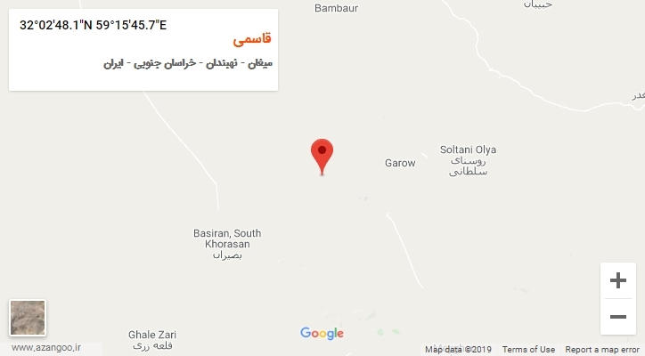روستای قاسمی بر روی نقشه