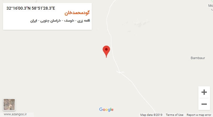 روستای گودمحمدخان بر روی نقشه