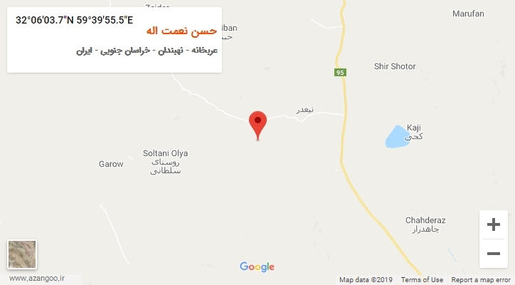 روستای حسن نعمت اله بر روی نقشه