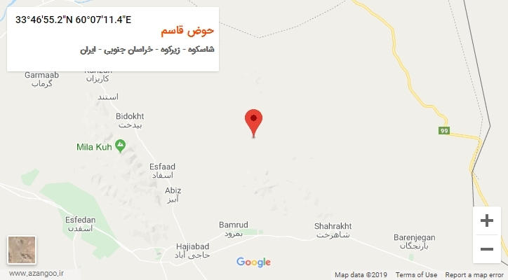 روستای حوض قاسم بر روی نقشه