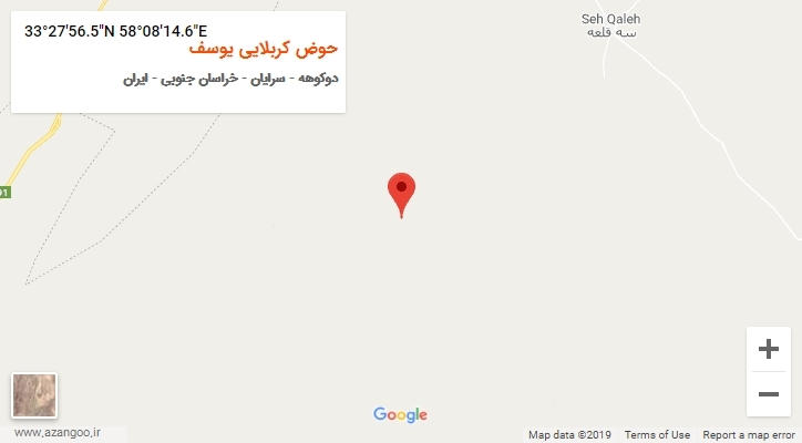 روستای حوض کربلایی یوسف بر روی نقشه