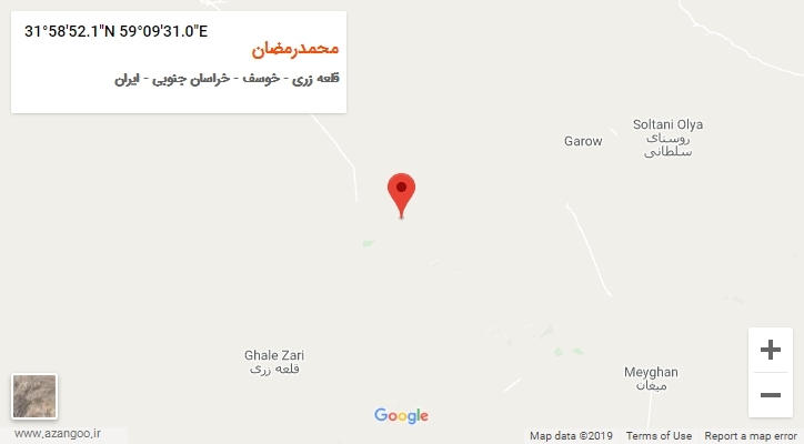 روستای محمدرمضان بر روی نقشه