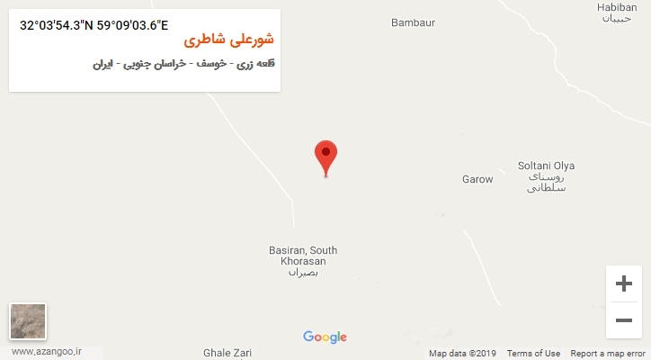 روستای شورعلی شاطری بر روی نقشه