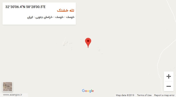 روستای تله خشتک بر روی نقشه