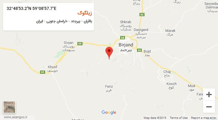 روستای زیلگوک بر روی نقشه
