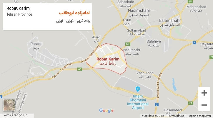 دهستان امامزاده ابوطالب بر روی نقشه