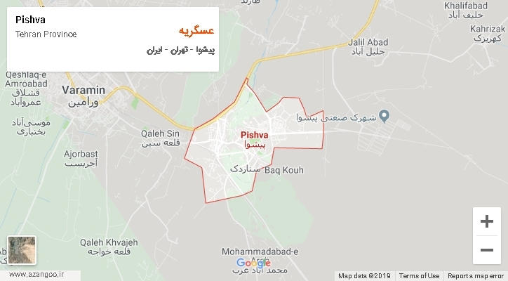 دهستان عسگریه بر روی نقشه