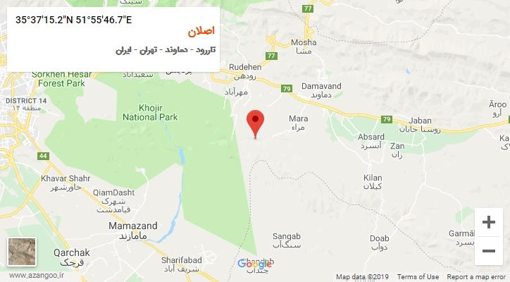 روستای اصلان بر روی نقشه