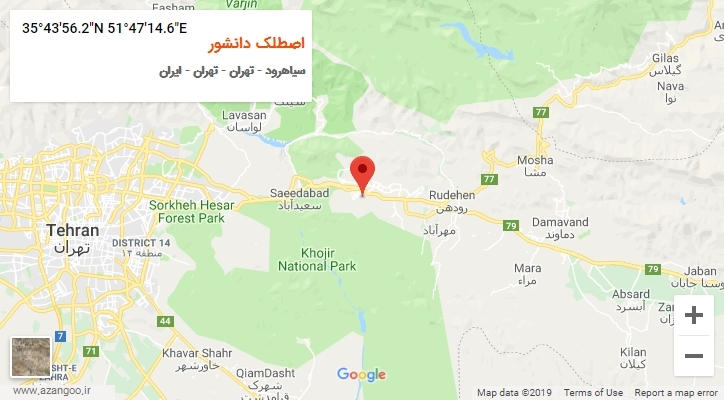 روستای اصطلک دانشور بر روی نقشه