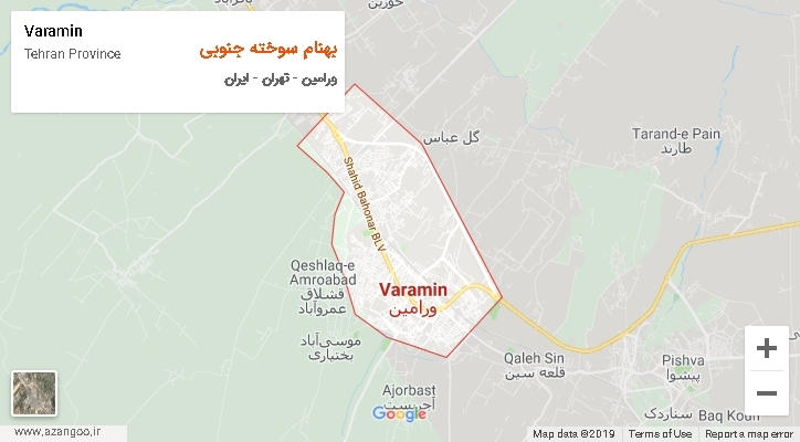 دهستان بهنام سوخته جنوبی بر روی نقشه