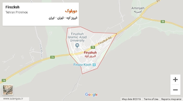 دهستان دوبلوک بر روی نقشه