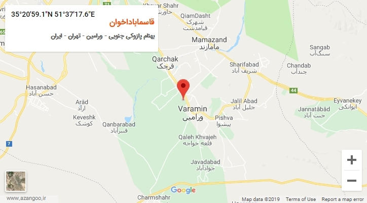 روستای قاسماباداخوان بر روی نقشه