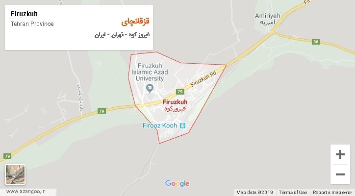 دهستان قزقانچای بر روی نقشه