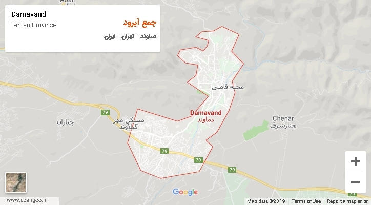 دهستان جمع آبرود بر روی نقشه
